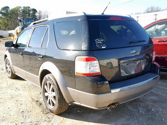 1FMDK05W68GA16999 - 2008 FORD TAURUS X S BLACK photo 3