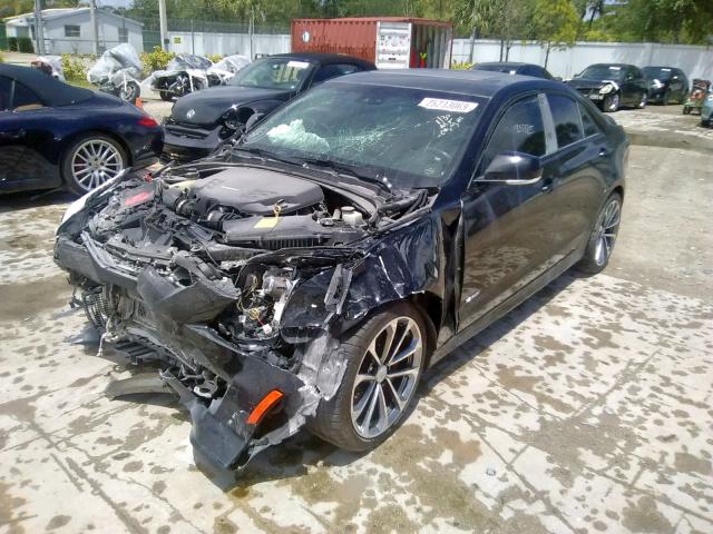 1G6AN5RY9H0167970 - 2017 CADILLAC ATS-V BLACK photo 2