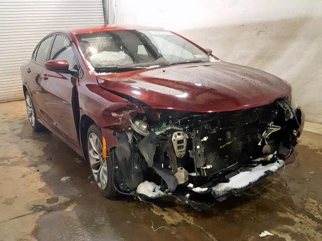 1C3CCCDG5GN147896 - 2016 CHRYSLER 200 S RED photo 1