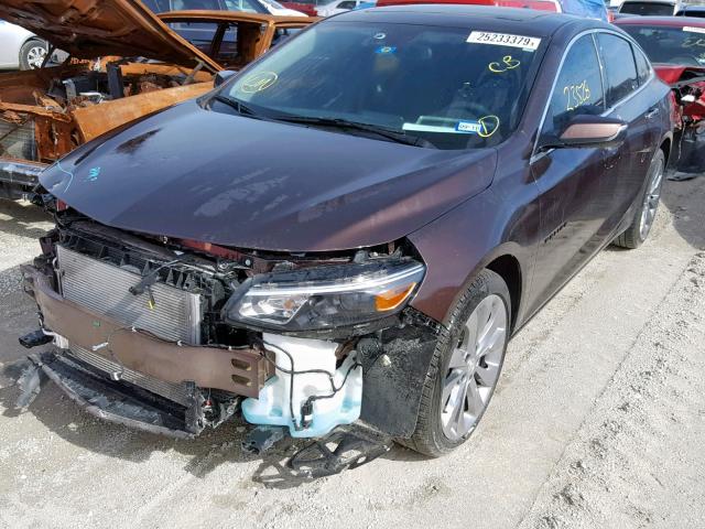 1G1ZH5SX0GF229155 - 2016 CHEVROLET MALIBU PRE 黑色 照片 2