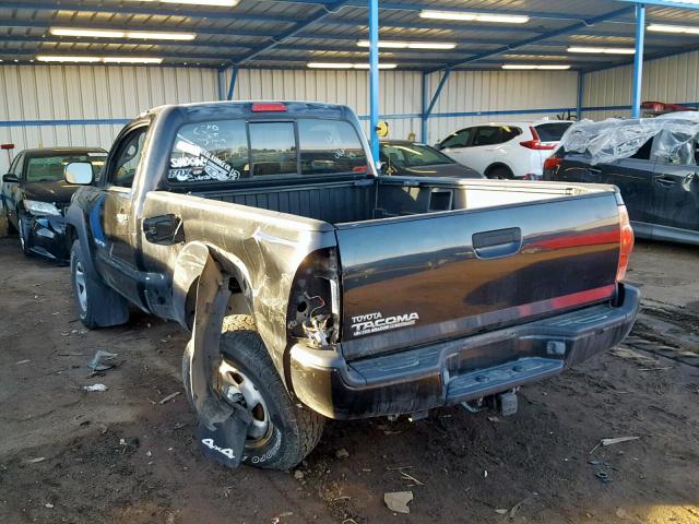 5TEPX42N26Z235163 - 2006 TOYOTA TACOMA BLACK photo 3