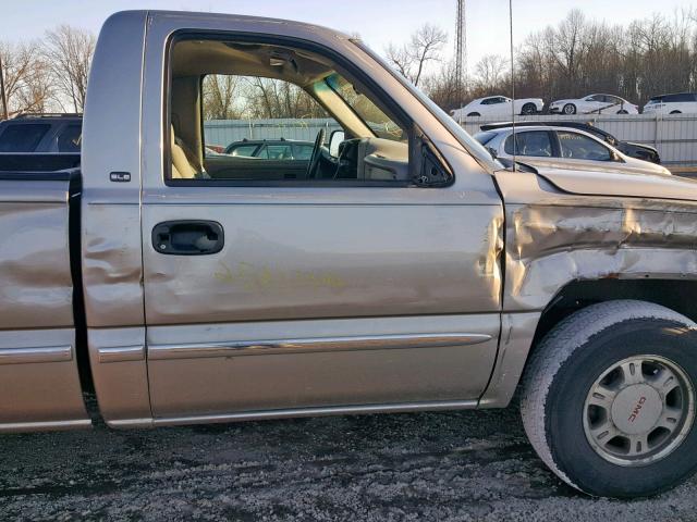 1GTEK14T5YE309942 - 2000 GMC NEW SIERRA TAN photo 9