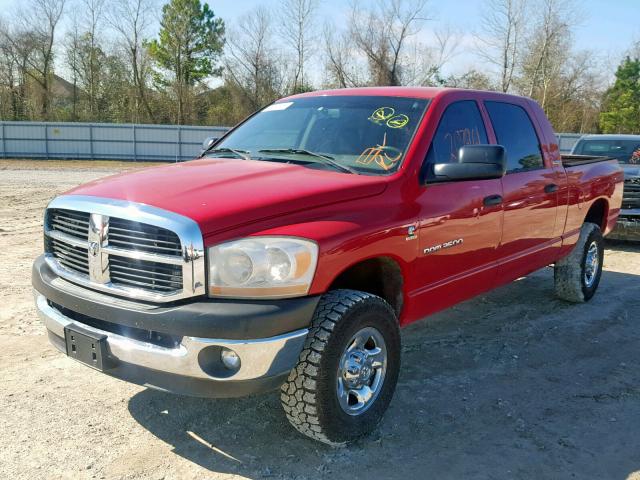 3D7LX39C26G212979 - 2006 DODGE RAM 3500 RED photo 2