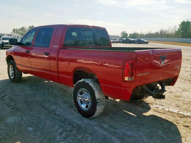 3D7LX39C26G212979 - 2006 DODGE RAM 3500 RED photo 3