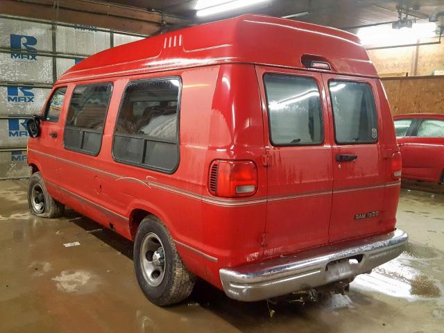 2B6HB11Y52K117375 - 2002 DODGE RAM VAN B1 RED photo 3