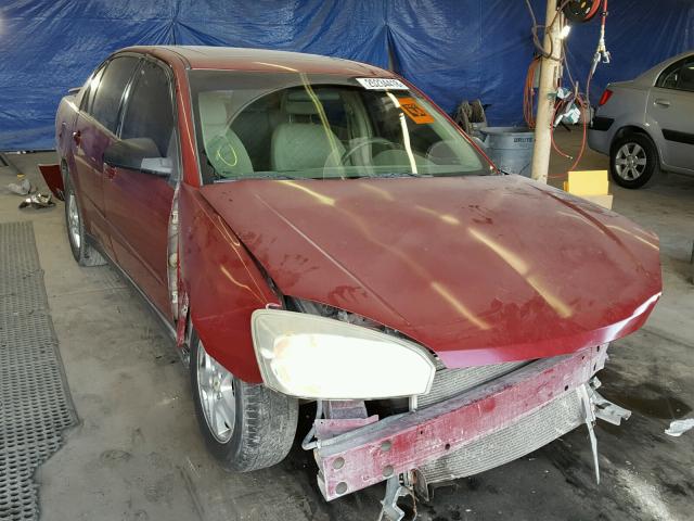 1G1ZT54885F287063 - 2005 CHEVROLET MALIBU LS წითელი ფოტო 1