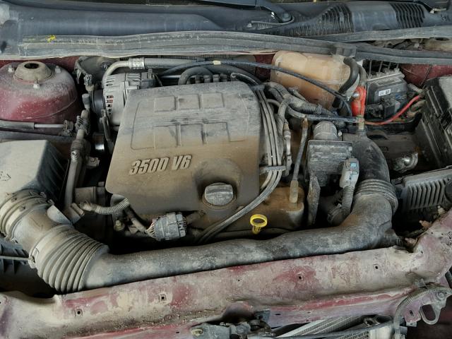 1G1ZT54885F287063 - 2005 CHEVROLET MALIBU LS წითელი ფოტო 7