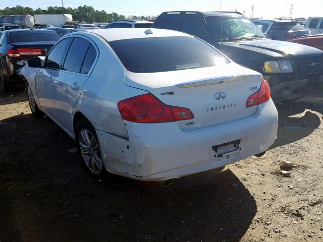 JN1CV6AR3FM523337 - 2015 INFINITI Q40 WHITE photo 3