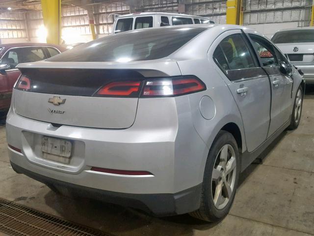 1G1RA6E45DU105157 - 2013 CHEVROLET VOLT SILVER photo 4