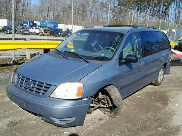 2FMZA51695BA39661 - 2005 FORD FREESTAR S BLUE photo 2