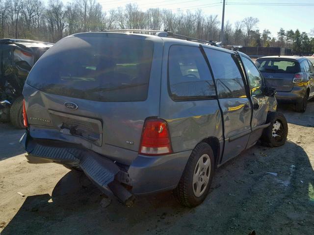 2FMZA51695BA39661 - 2005 FORD FREESTAR S BLUE photo 4