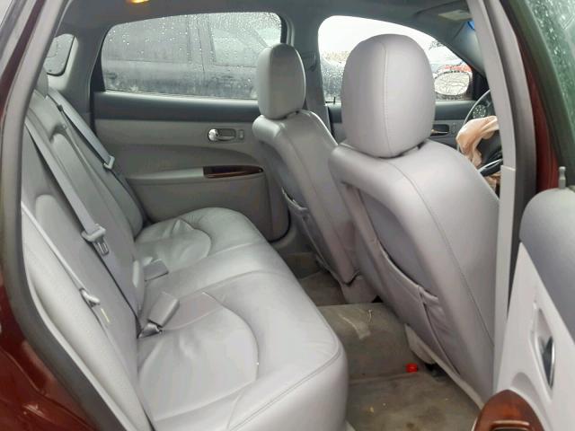 2G4WD582571127158 - 2007 BUICK LACROSSE C RED photo 6