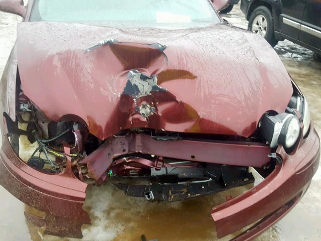 2G4WD582571127158 - 2007 BUICK LACROSSE C RED photo 9