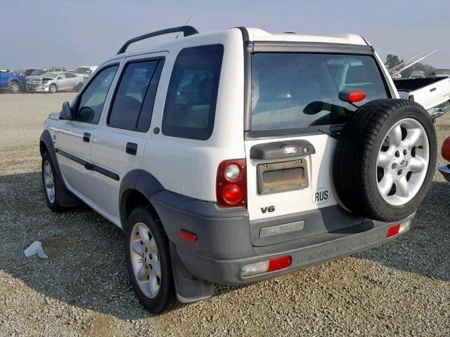 SALNY22203A270099 - 2003 LAND ROVER FREELANDER WHITE photo 3