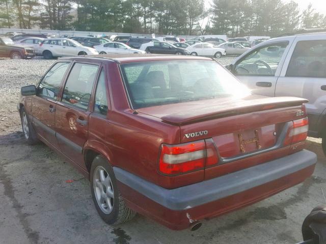 YV1LS5518S1237056 - 1995 VOLVO 850 BASE BURGUNDY photo 3