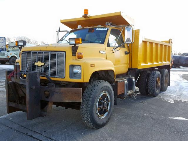 1GBT7H4J2RJ109761 - 1994 CHEVROLET KODIAK C7H YELLOW photo 2