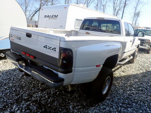 1B7MF33621J194432 - 2001 DODGE RAM 3500 WHITE photo 4