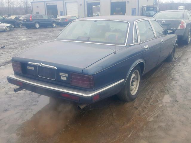 SAJHY174XLC614682 - 1990 JAGUAR XJ6 SOVERE BLUE photo 4