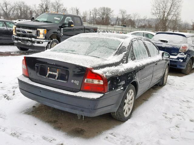 YV1TS91D921264578 - 2002 VOLVO S80 T6 TUR BLACK photo 4