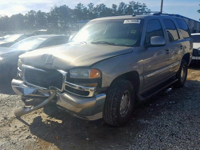 1GKEC13Z62R322285 - 2002 GMC YUKON BEIGE photo 2