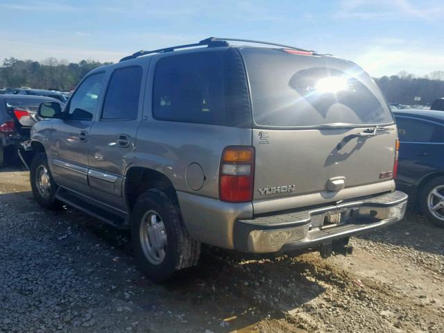 1GKEC13Z62R322285 - 2002 GMC YUKON BEIGE photo 3