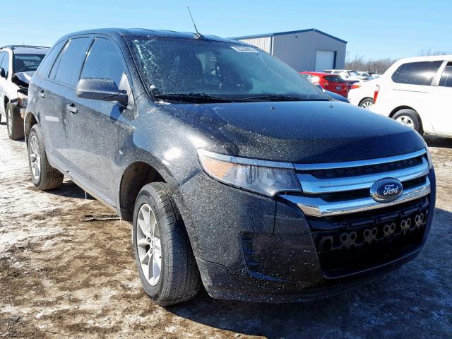 2FMDK3GC5DBB14086 - 2013 FORD EDGE SE BLACK photo 1