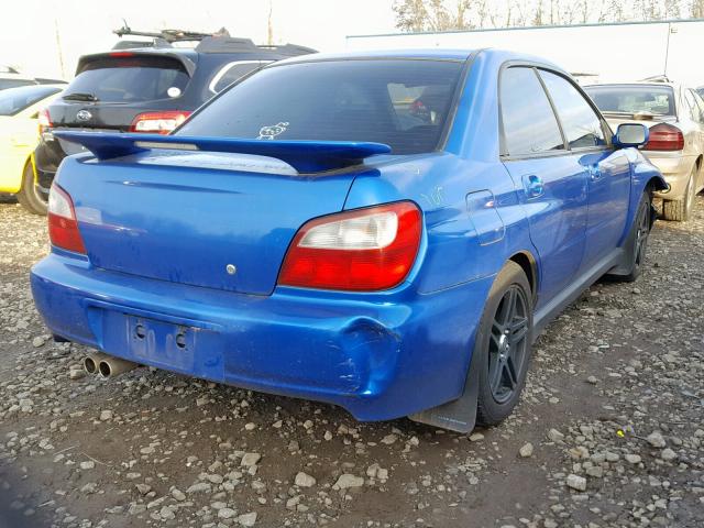 JF1GD29672G515051 - 2002 SUBARU IMPREZA WR BLUE photo 4