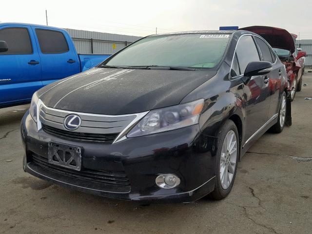 JTHBB1BA3B2048581 - 2011 LEXUS HS 250H BLACK photo 2