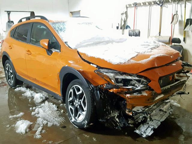 JF2GTALC7JH236621 - 2018 SUBARU CROSSTREK ORANGE photo 1