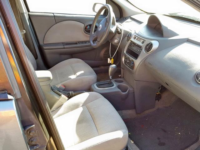 1G8AJ52F55Z131292 - 2005 SATURN ION LEVEL GRAY photo 5