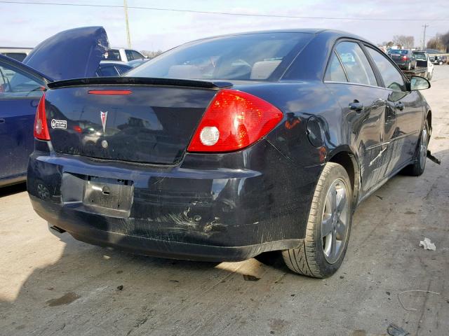 1G2ZF58BX74170401 - 2007 PONTIAC G6 VALUE L BLACK photo 4