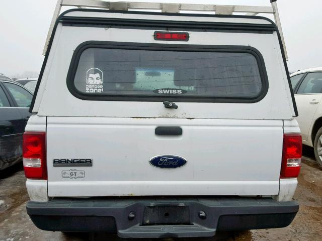 1FTKR1AD6BPA28305 - 2011 FORD RANGER WHITE photo 6