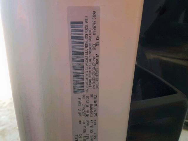 3C6TRVCG5GE104307 - 2016 RAM PROMASTER 白色 照片 10