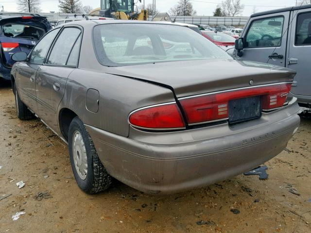 2G4WS52J131255610 - 2003 BUICK CENTURY CU BROWN photo 3