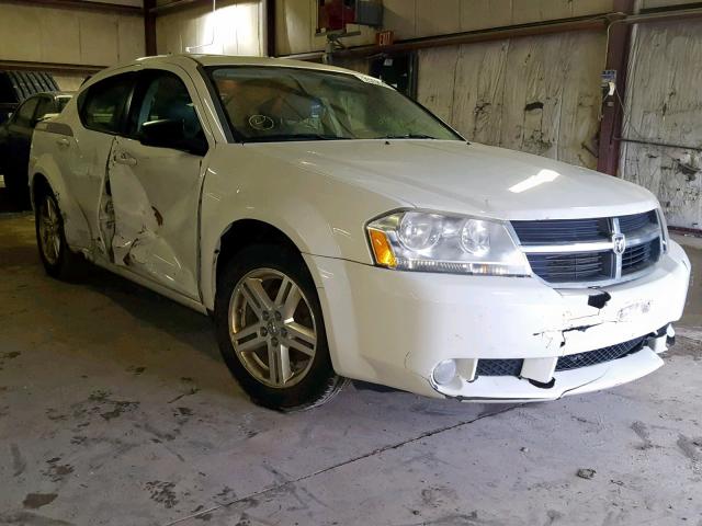 1B3LC56J78N298029 - 2008 DODGE AVENGER SX WHITE photo 1