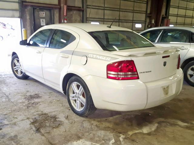 1B3LC56J78N298029 - 2008 DODGE AVENGER SX WHITE photo 3