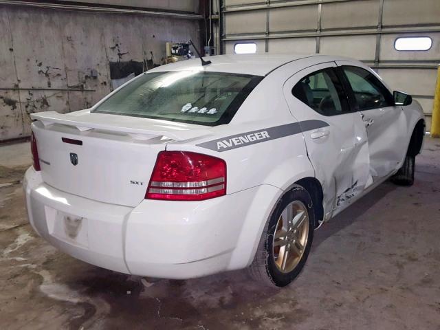 1B3LC56J78N298029 - 2008 DODGE AVENGER SX WHITE photo 4