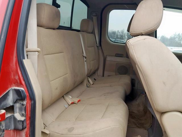 1N6BA06A58N316494 - 2008 NISSAN TITAN XE RED photo 6