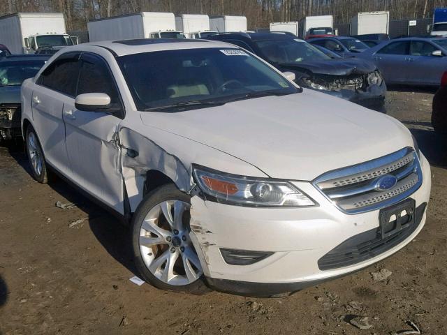 1FAHP2EWXCG126312 - 2012 FORD TAURUS SEL WHITE photo 1