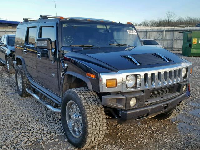 5GRGN23U97H100893 - 2007 HUMMER H2 BLACK photo 1