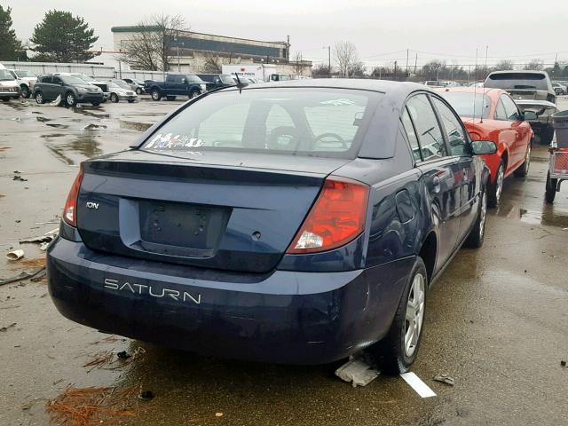 1G8AZ55F37Z132397 - 2007 SATURN ION LEVEL BLUE photo 4