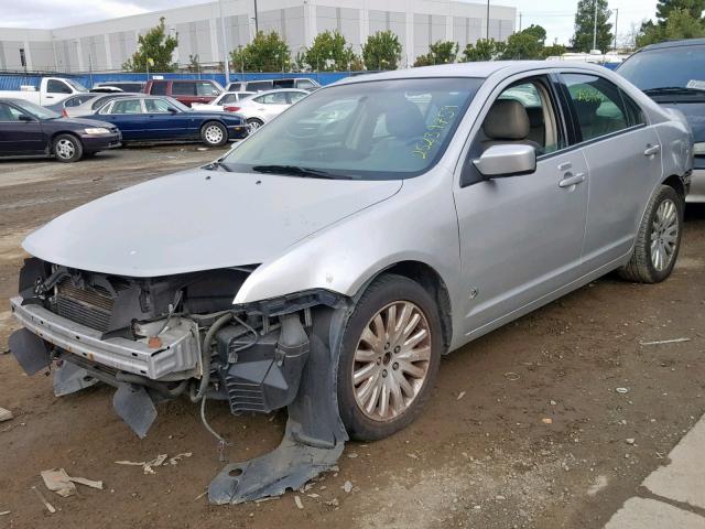 3FADP0L31AR403642 - 2010 FORD FUSION HYB SILVER photo 2