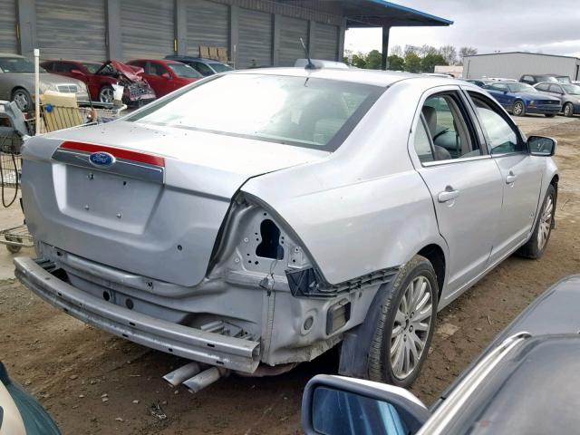 3FADP0L31AR403642 - 2010 FORD FUSION HYB SILVER photo 4