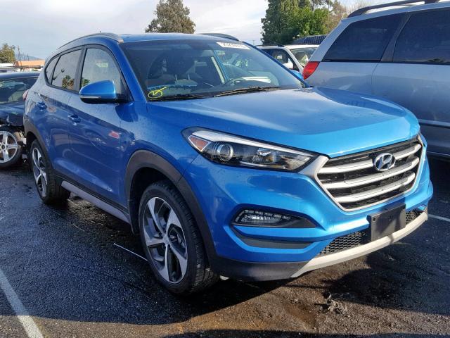 KM8J33A24HU462039 - 2017 HYUNDAI TUCSON LIM BLUE photo 1