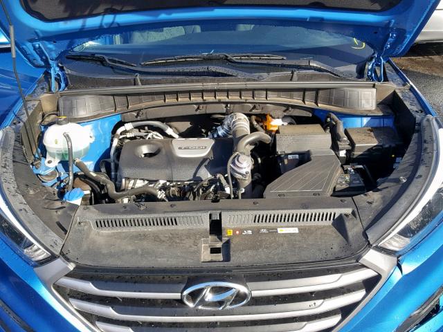 KM8J33A24HU462039 - 2017 HYUNDAI TUCSON LIM BLUE photo 7