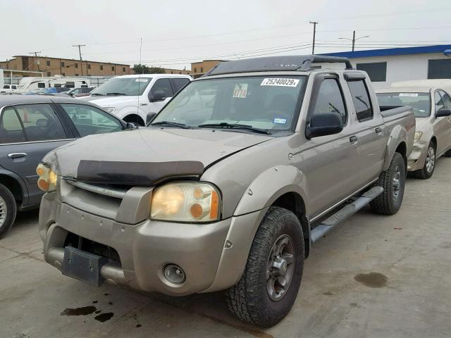 1N6ED27T73C470919 - 2003 NISSAN FRONTIER C TAN photo 2