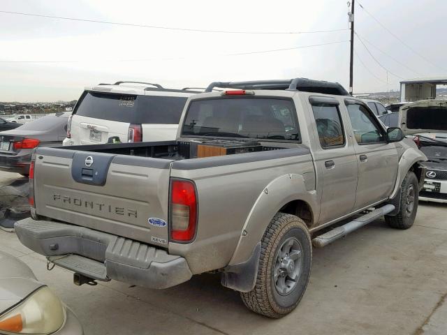 1N6ED27T73C470919 - 2003 NISSAN FRONTIER C TAN photo 4