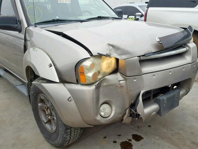 1N6ED27T73C470919 - 2003 NISSAN FRONTIER C TAN photo 9