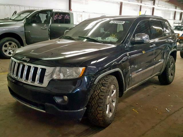 1J4RR5GT1BC600676 - 2011 JEEP GRAND CHER BLUE photo 2