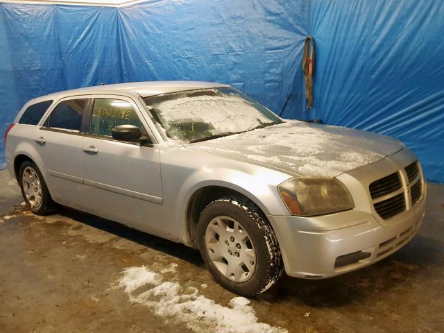 2D4FV48T55H565285 - 2005 DODGE MAGNUM SE SILVER photo 1